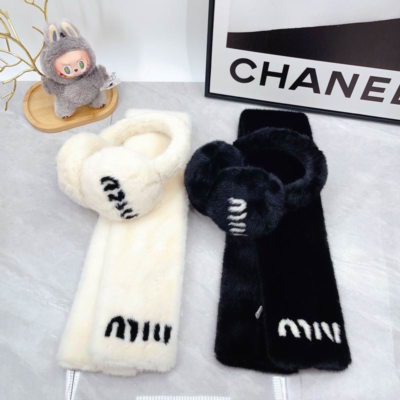 Miumiu scarf earmuff dx06
